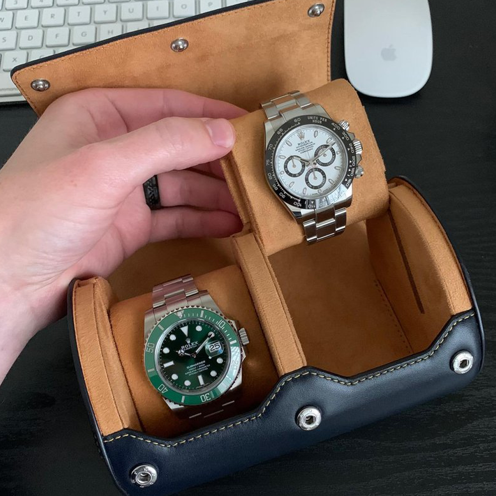 ▲ROLL はちみつ色のレザーウォッチ＂ロールアップ 腕時計＂くるくる巻き⌚ △ROLL はちみつ色のレザーウォッチ＂ロールアップ 腕時計