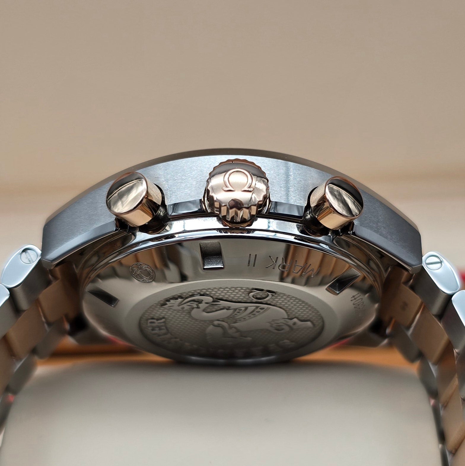 Omega Speedmaster MKII Two Tone 18k Rose Gold & Stainless Steel - Chronologic