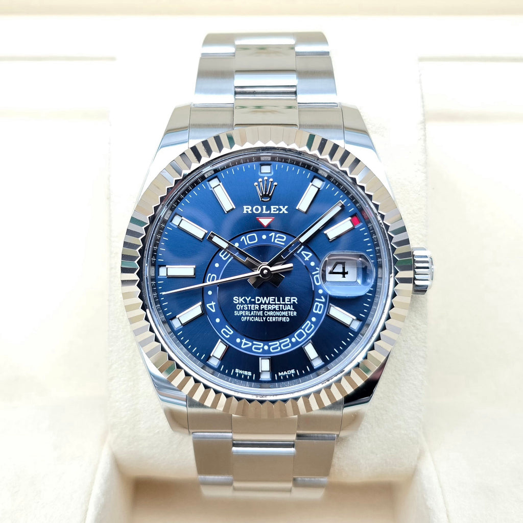 Rolex Sky - Dweller 42mm Blue Dial Complete Set - Chronologic
