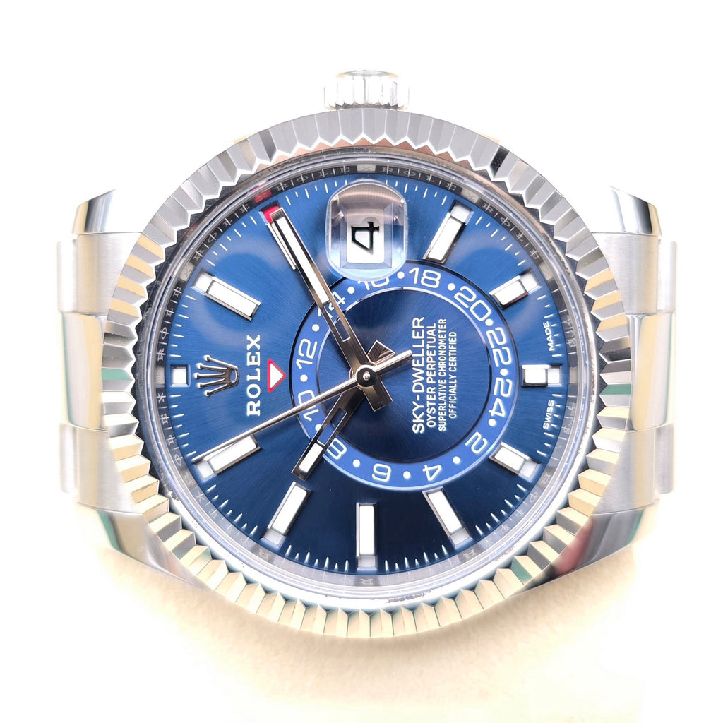 Rolex Sky - Dweller 42mm Blue Dial Complete Set - Chronologic