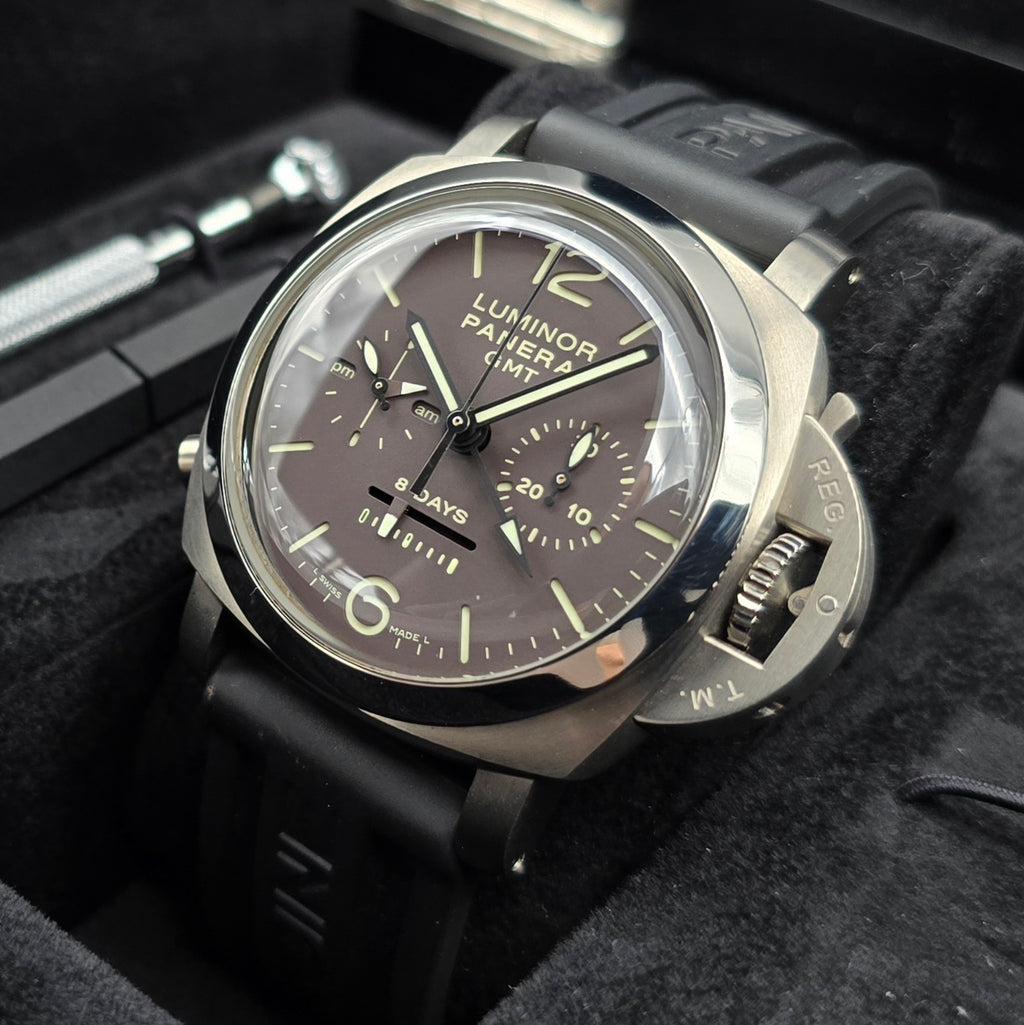 Panerai Luminor 1950 GMT Chronograph 8-Days Monopulsante 44mm