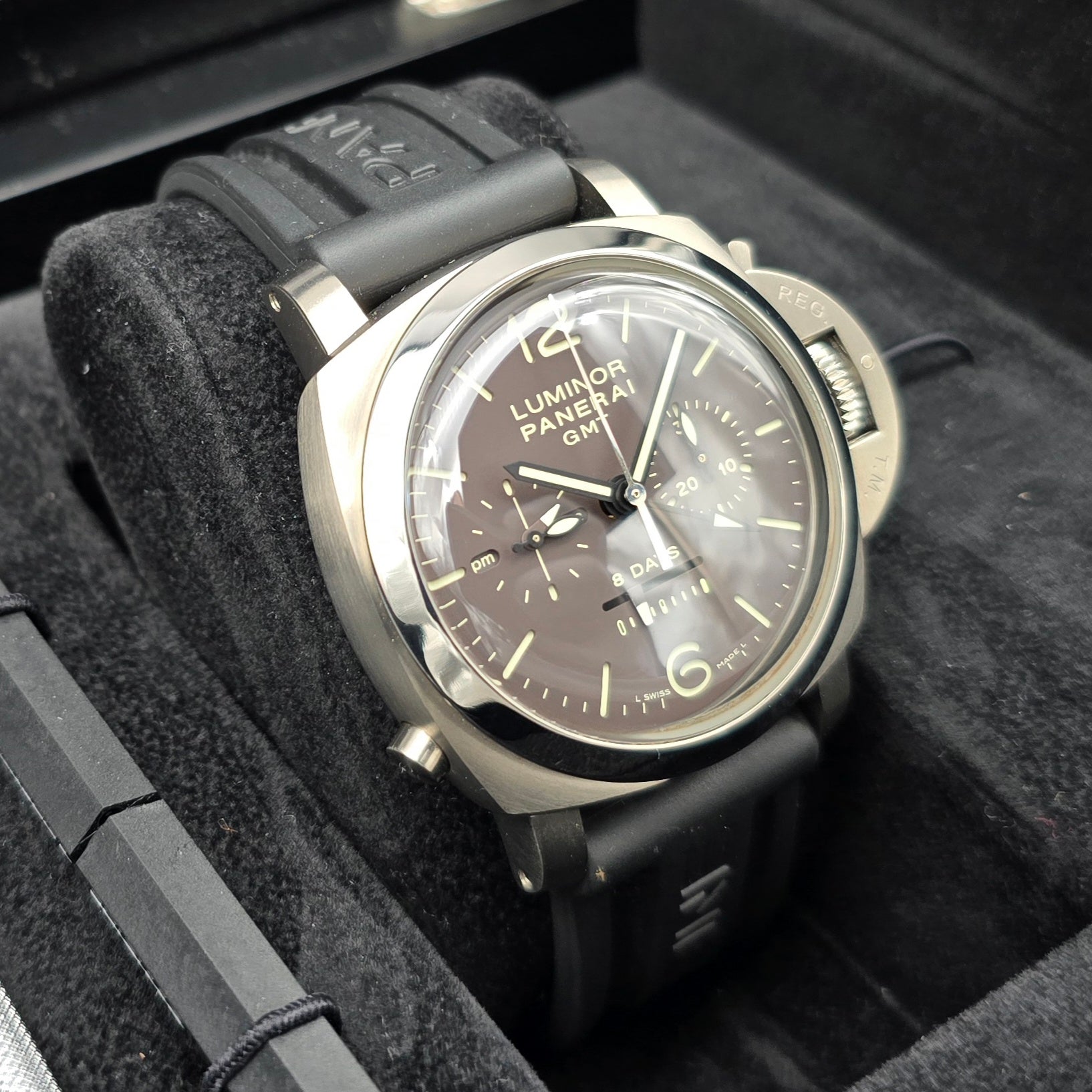 Panerai Luminor 1950 GMT Chronograph 8-Days Monopulsante 44mm