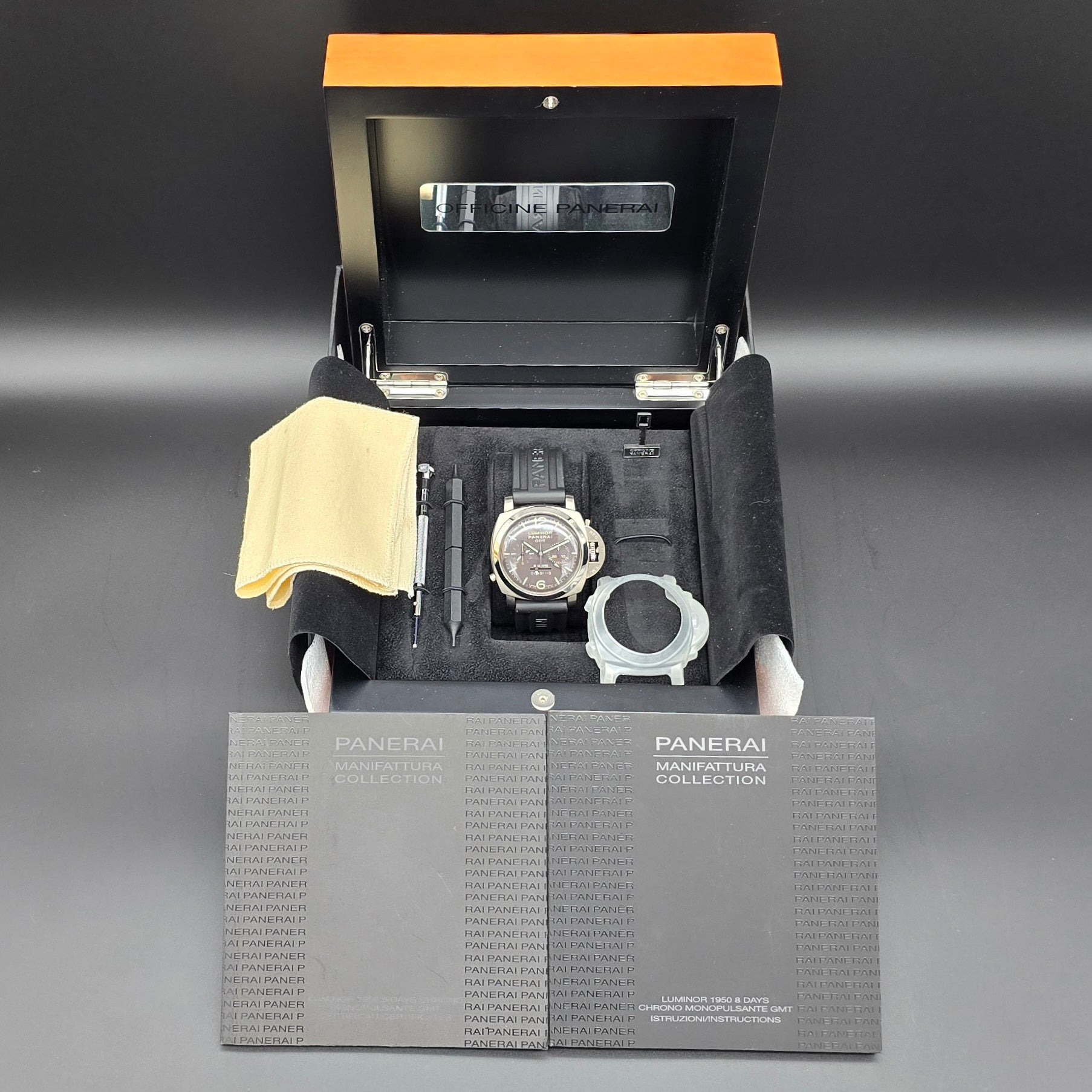 Panerai Luminor 1950 GMT Chronograph 8-Days Monopulsante 44mm