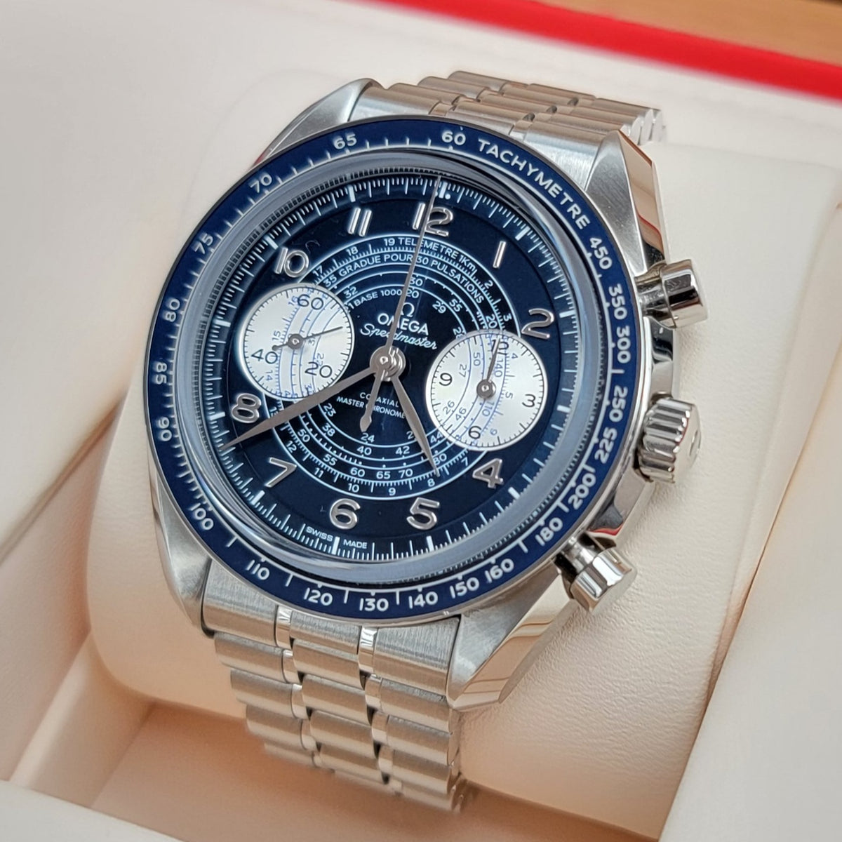 Omega Speedmaster Chronoscope Blue Dial